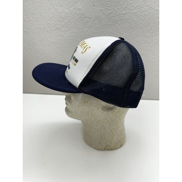 Nissin Cap Snapback Hat St. Thomas U.S Virgin Islands Rope Adjustable Vintage - Picture 6 of 8